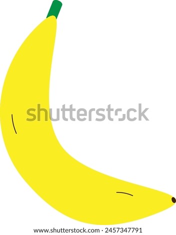 Banana  Icon Adobe Illustrator EPS 10