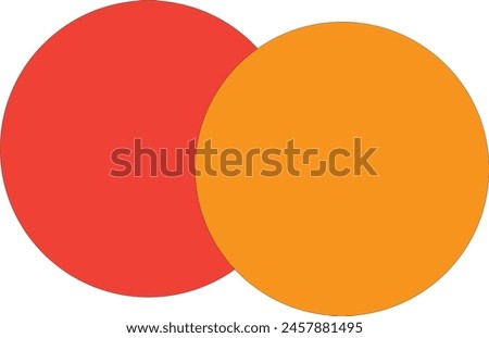 Mastercard icon in orange and red