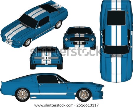 Vector silhouette illustration sketch, detailed design of a cool, flat Turno NOS racing sports car belonging to crazy rich and young entrepreneur