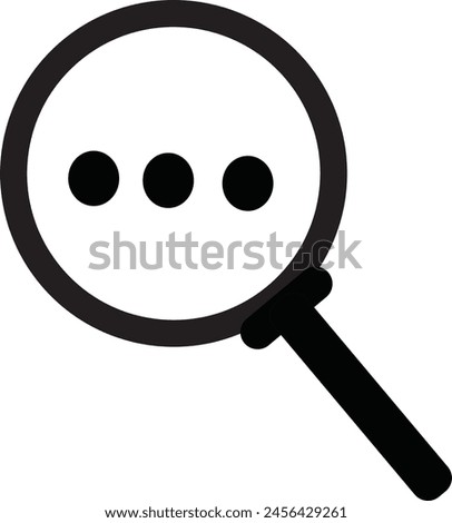 Magnifying glass icon design eps 10
