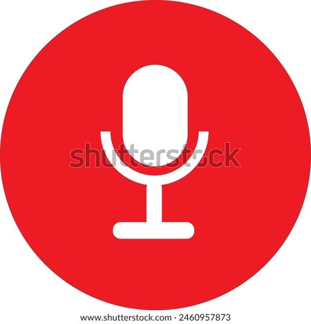 Microphone icon design eps 10.