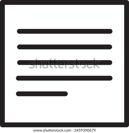 Alignment  Sign
Version eps 10
Graphic Design
Black and White Icon