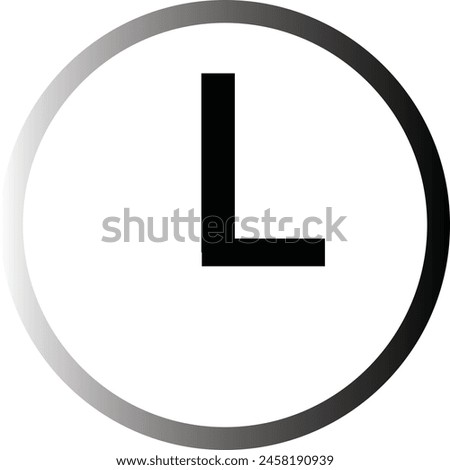 clock 3 icon design 10 EPS