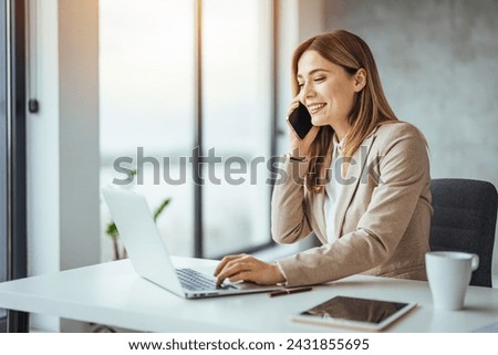 Similar – Foto Bild Zufriedene Frauen unterhalten sich beim Abendessen auf der Terrasse