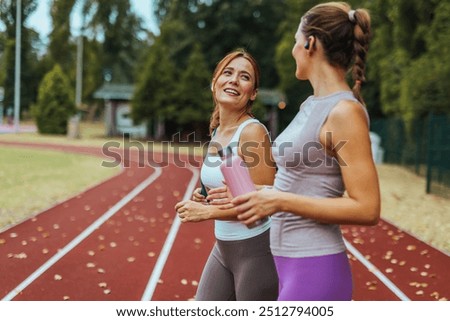 Similar – Image, Stock Photo Joga life happines content