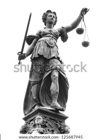 Similar – Foto Bild Justitia Statue und Aktenordner auf Schreibtisch