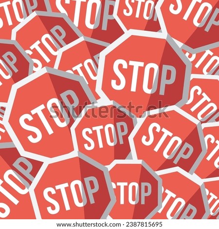 many red stop signs vector concept. help Ukraine illustration isolated. Protest against Russia and hamas. help save israel in the war and bring them home. the Hostages by Hamas flat design background