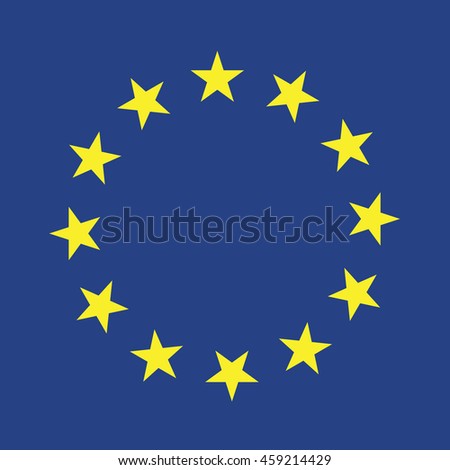 europe flag symbol  illustration isolated