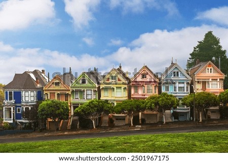 Similar – Image, Stock Photo House with sky and tree in Hansa district [Hansa BER 2022] II