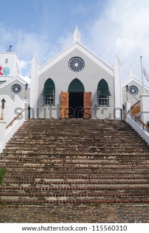 Saint Peter\'s Church in Saint George Bermuda
