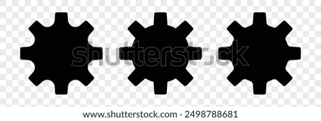 Gear icon. efficient maintenance icon like thin line cog gear. concept of system data result pictogram. flat line art style trend modern linear logotype graphic stroke design. Setting icon.