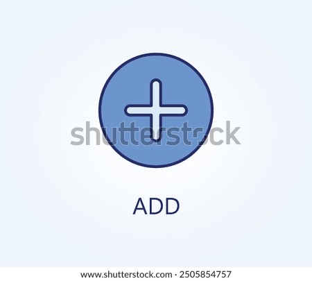 Add vector, icon or logo sign symbol illustration