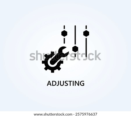 Adjusting Vector, Icon Or Logo Sign Symbol Illustration