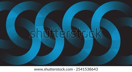 abstract dark background with glowing lines circles
