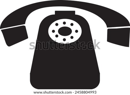 Telephone icon design art illustration 