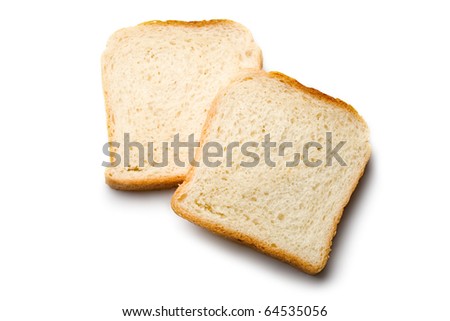 Similar – Image, Stock Photo Two slices of bread