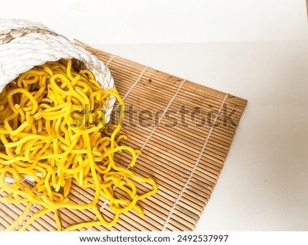 Similar – Image, Stock Photo Detail of Yummy Ramen Soup