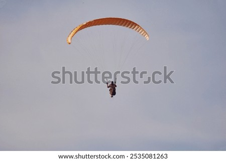 Similar – Image, Stock Photo Fan out the paragliders