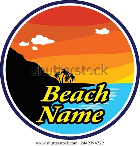 
A beach name logo is one way to promote a beach on social media.
The logo is made according to the theme presented.
The beach is one of the tourist attractions that requires a logo design to attract 
