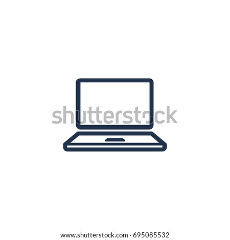 laptop icon. sign design