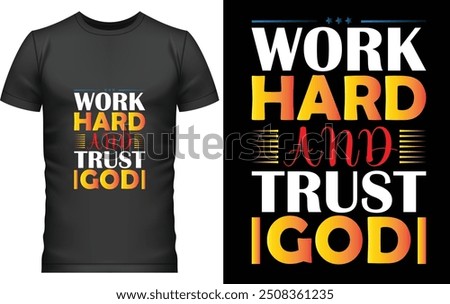 Creative typography gig clothes modern typography t shirt design free
Typography t shirt design fiverr
Typography t-shirt marketplace
work hard and trust god