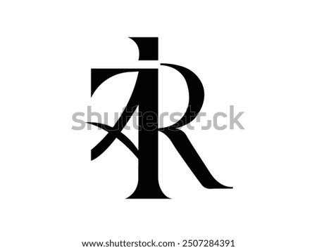 ATR letter design logo Art
