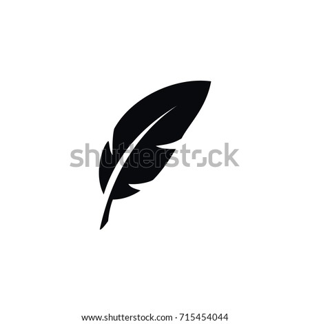 Isolated Nib Icon. Plume Vector Element Can Be Used For Nib, Feather, Pen Design Concept.