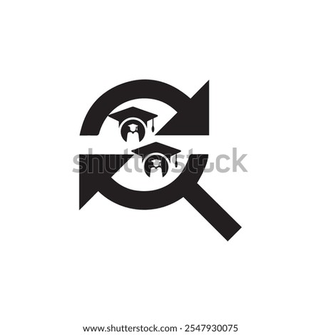 abstrack vector logo design tempelate shield