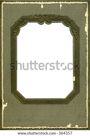 Antique early 1900\'s portrait frame. Grunge intact.