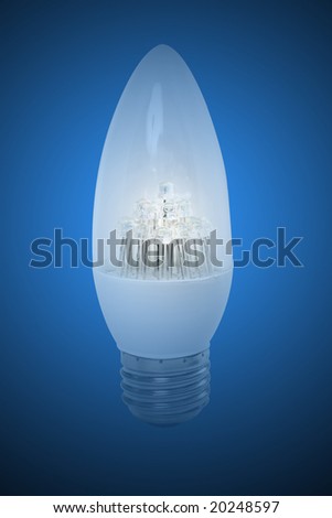 Newest LED light bulb technology is 90% more efficient than incandescent or halogen bulbs. 30,000 hour life rating.