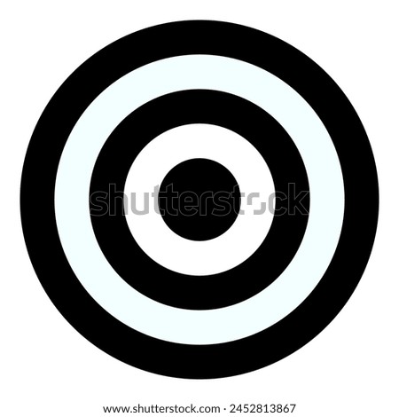 archery target, shooting target, target on white and black background, shooting, achieving the goal, business, Vector illustration, Vector, high resolution