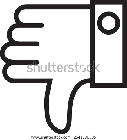 Dislike icon vector eps file 