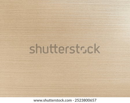 Image, Stock Photo Top view of wooden workplace with coffee, laptop