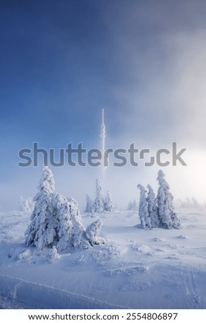 Similar – Image, Stock Photo Landscape of the Prades mountains, in Tarragona, Spain.