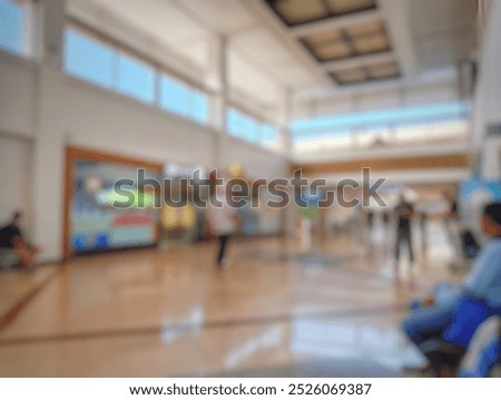 Similar – Image, Stock Photo Anonymous girl in airport terminal