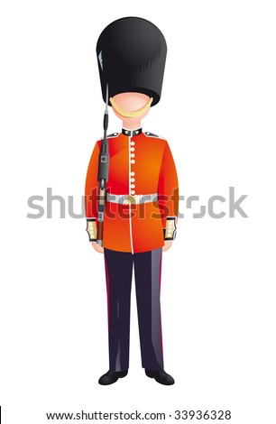 Queen's Guard, British Army soldiers, London, Buckingham Palace