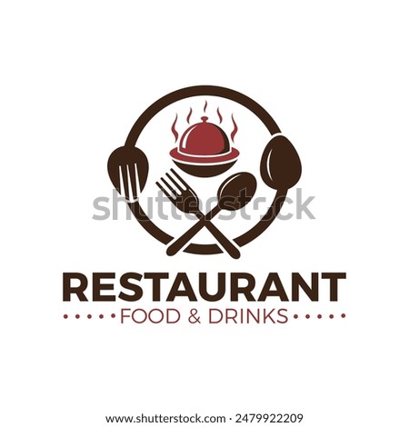 Restaurant Logo Design, Modern and Minimalist Restaurant Branding, Food Design Premium  Creative Logo for Culinary Ventures,