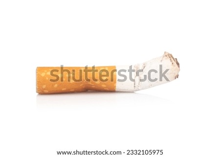 Similar – Image, Stock Photo Cigarette butts on the sidewalk