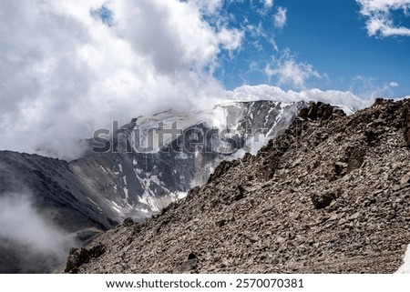 Similar – Foto Bild Rocky Mountain Grat mit Schnee bedeckt