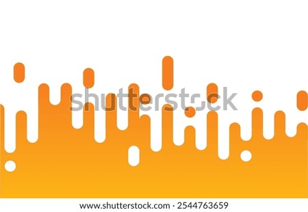 Abstract pattern yellow mustard Rounded Lines Halftone Transition. background with gradient, vertical rounded stripes. Vector Background Illustration.