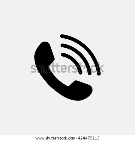 Web icon. Outgoing call