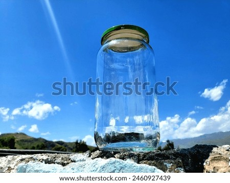 Similar – Image, Stock Photo Empty jam jar Food Jam