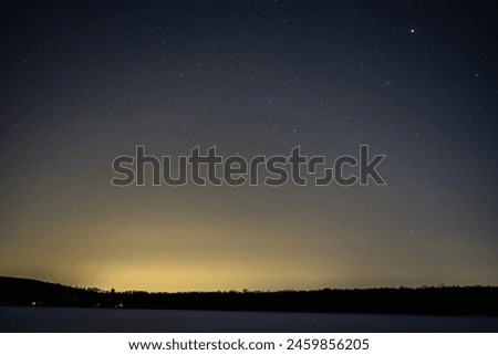 Similar – Image, Stock Photo frozen lake in the dunes