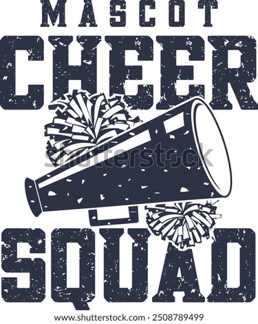 Mascot Cheer Squad, Cheerleader, Cheerleading Vector Files