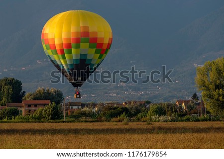 Similar – Image, Stock Photo light clouds over tuscany