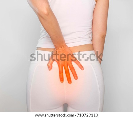 Similar – Image, Stock Photo female bottom in red swimsuit on wooden bridge