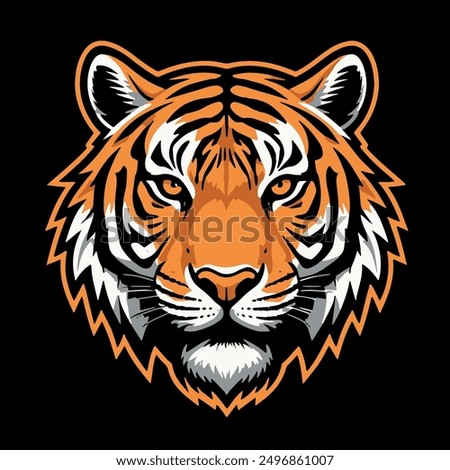 Tiger head Angry esport logo