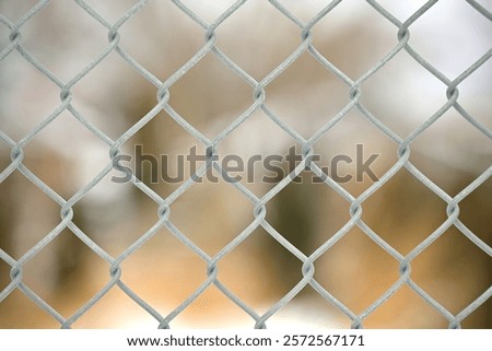 Similar – Image, Stock Photo Barrier chain in front of a house wall | Why?