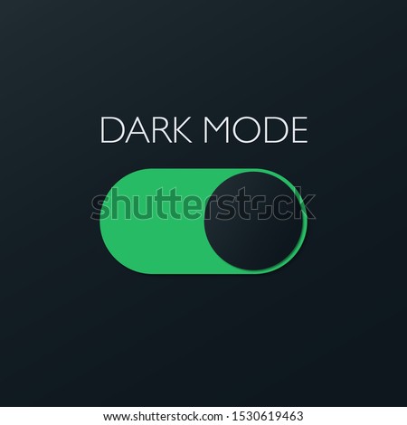 Vector On and Off Switch. Dark and Light Mode Switcher for Phone Screens, tablets and computers. Toggle Element for Mobile App, Web Design, Animation. Light and Dark Buttons.