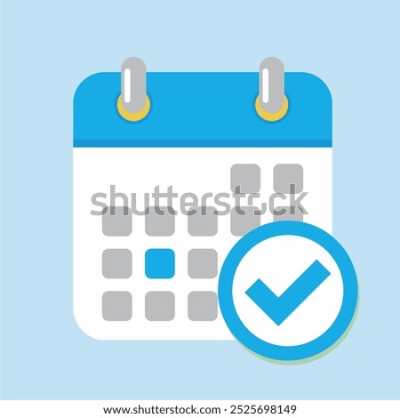 Calendar Icon Set. Features editable time management symbols. Includes icons for months, days, weeks, reminders, and more. vector ilustration